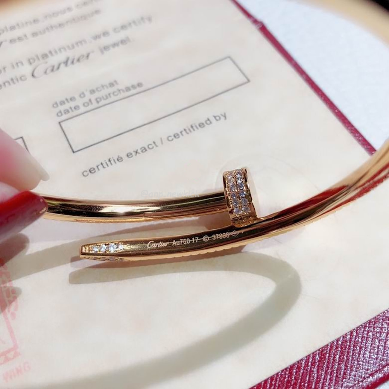 Cartier Bracelet Juste Un Clou Bracelet 18k Rose Gold (6) - newkick.org